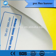 Banner flexível de PVC com luz frontal de 340gsm e 10 oz para impressão com solvente